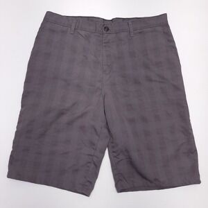 Dickies Men's 36‎ Check Bermuda Shorts Gray Skater Punk Board